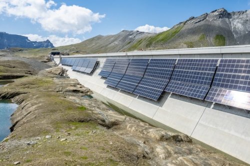 Alpines PV-Projekt von Axpo. Bild: Axpo