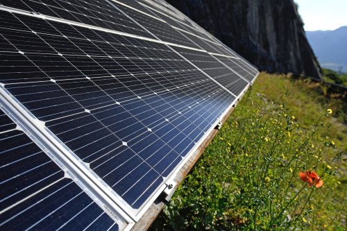 Felsberg, alpine PV, Solar