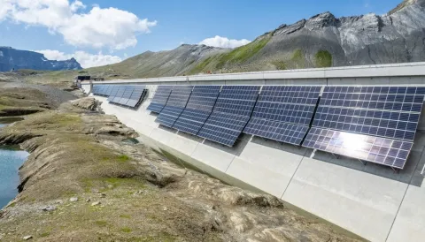Alpines PV-Projekt von Axpo. Bild: Axpo