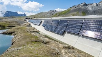 Alpines PV-Projekt von Axpo. Bild: Axpo