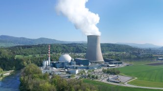 Kernkraftwerk Gösgen aus der Ferne (Quelle: KKW Gösgen)